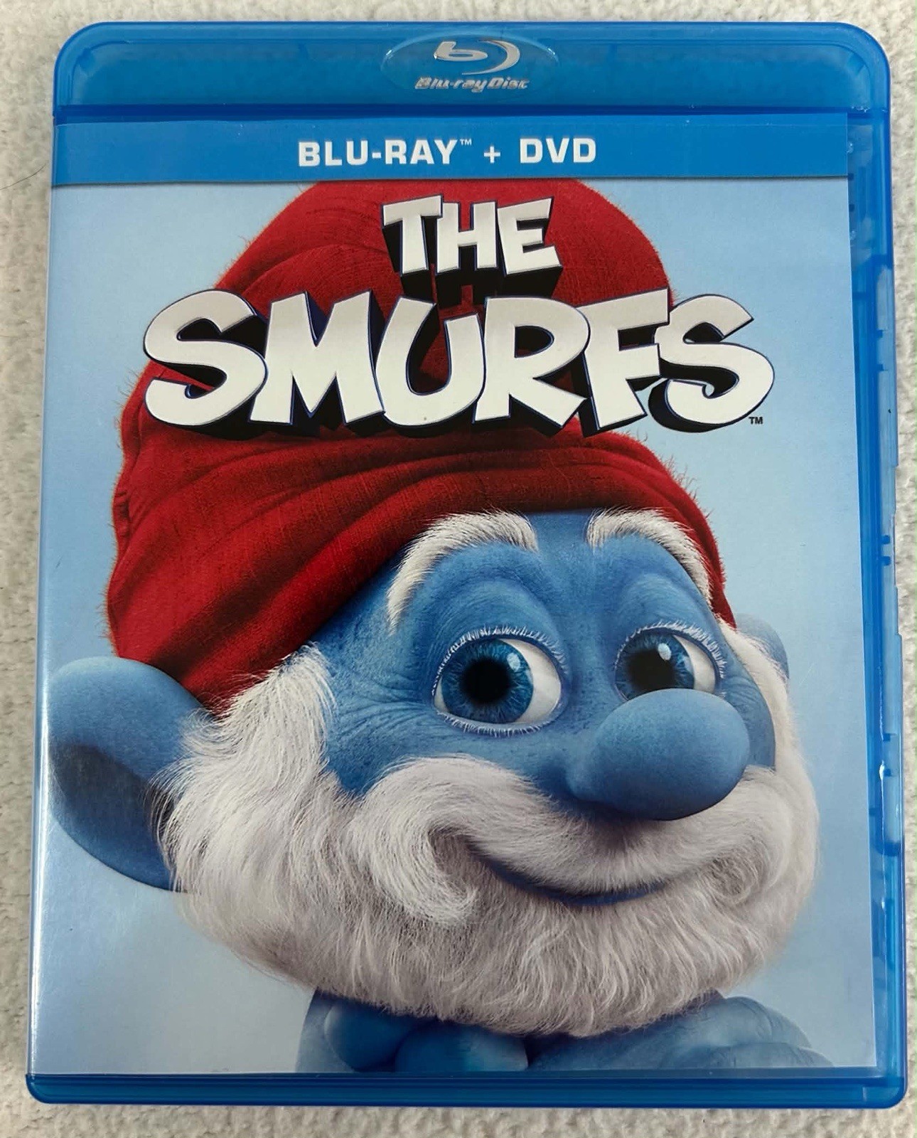 Blu-ray/DVD Lot Of 3: The Smurfs, Hop, Cloudy With Chance Meatballs Family Kids