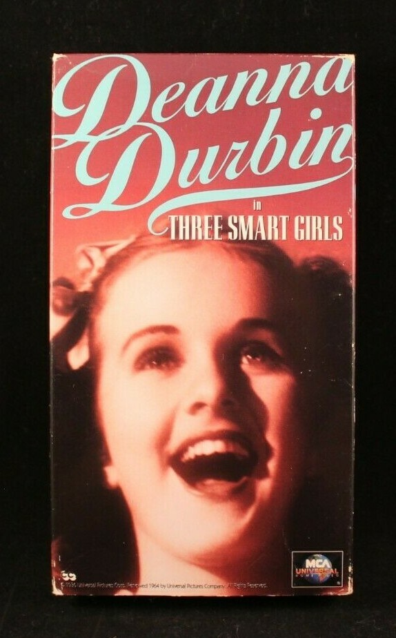 Three Smart Girls – VHS – Deanna Durbin – 1936 – 1h 24min – DGV2