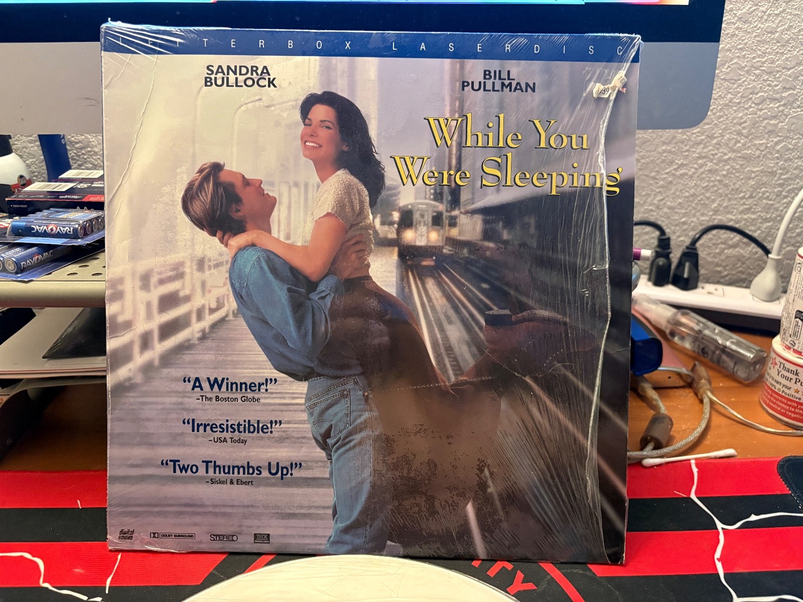 While You Were Sleeping 1996 Laserdisc, Touchstone Pictures 5396-AS, Rare