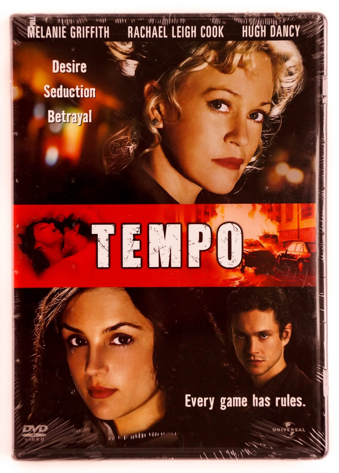 Tempo (DVD, 2004) NEW SEALED Melanie Griffith -Rachael Leigh Cook -Hugh Dancy