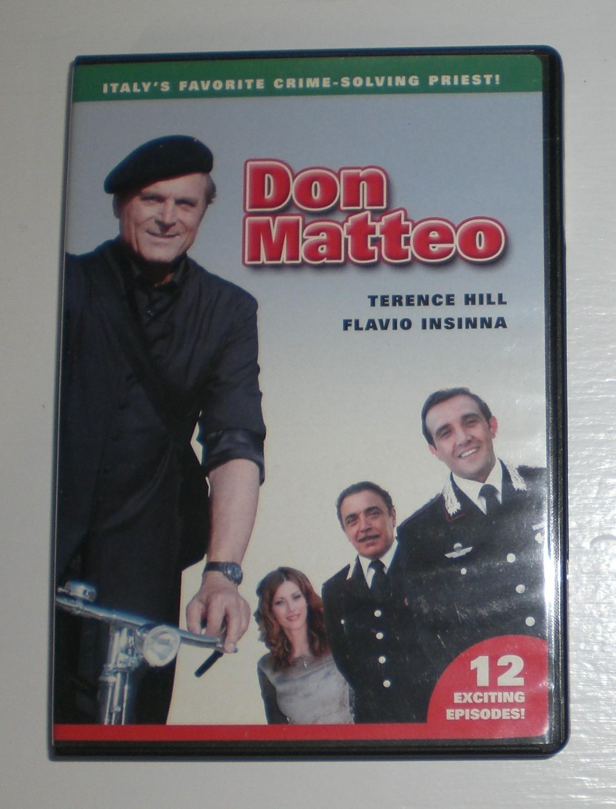 Don Matteo 12 exciting episodes with Terence Hill,- Italian Lang English Sub dvd