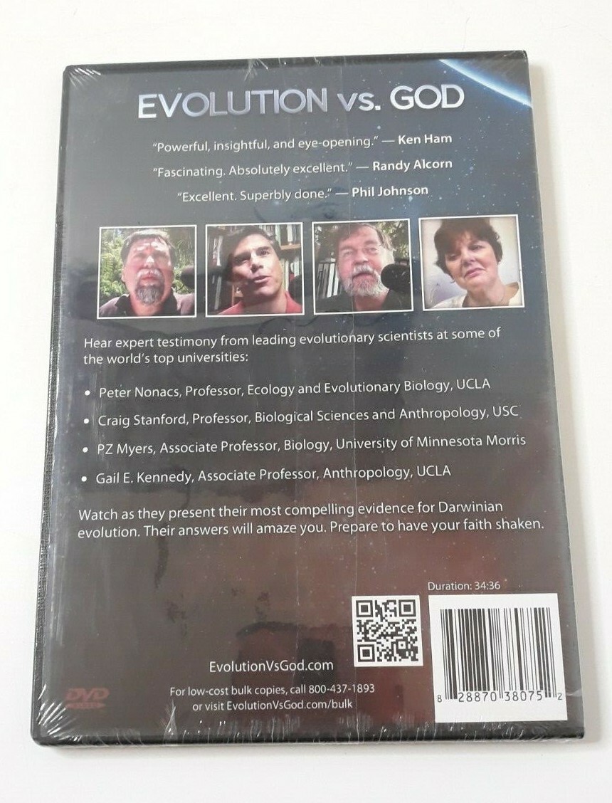 Evolution vs God – Shaking the Foundations of Faith DVD New Sealed