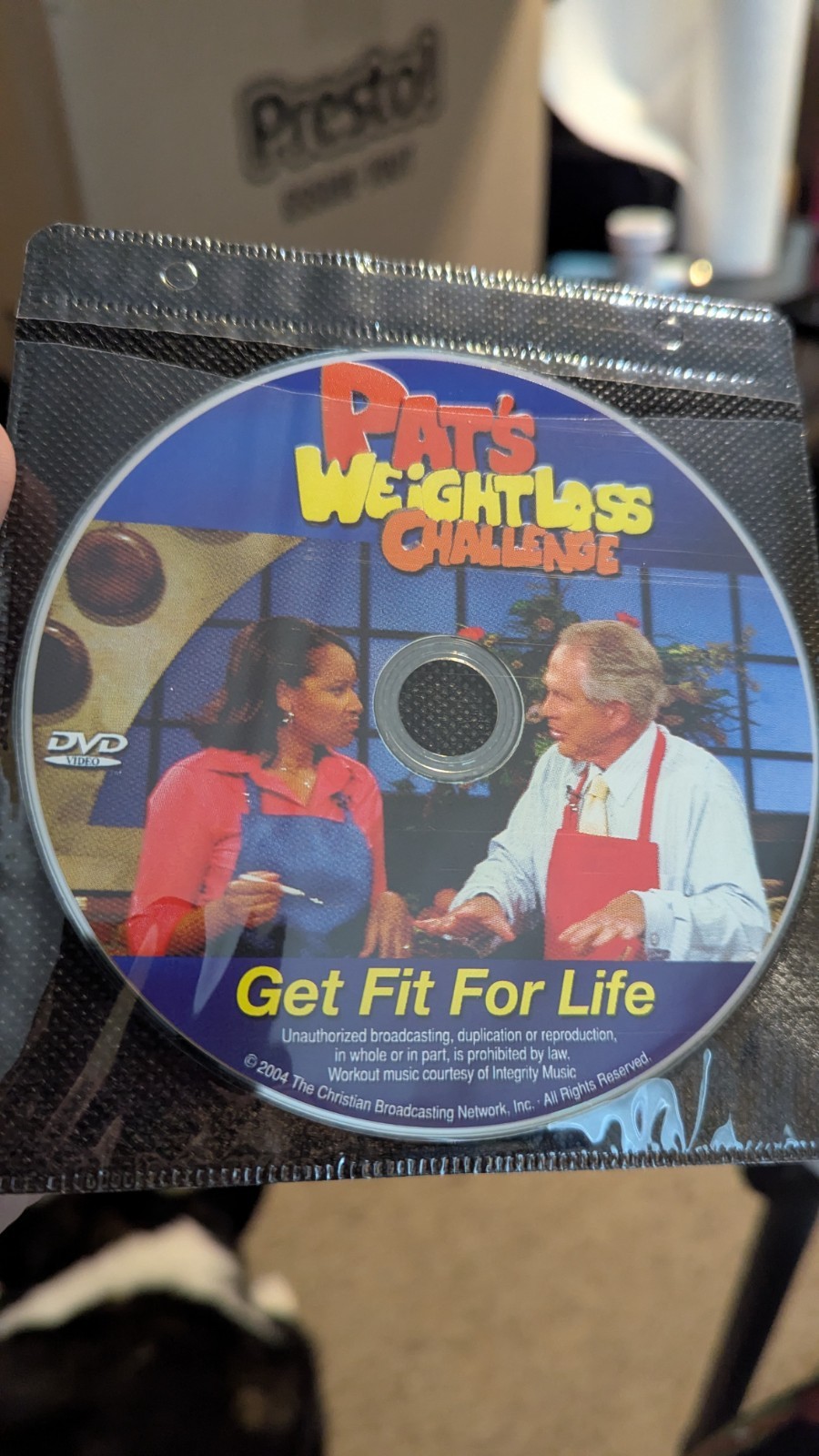 Pat’s Weight Loss Challenge: Get Fit For Life DVD (Replacement Disc+Sleeve ONLY)