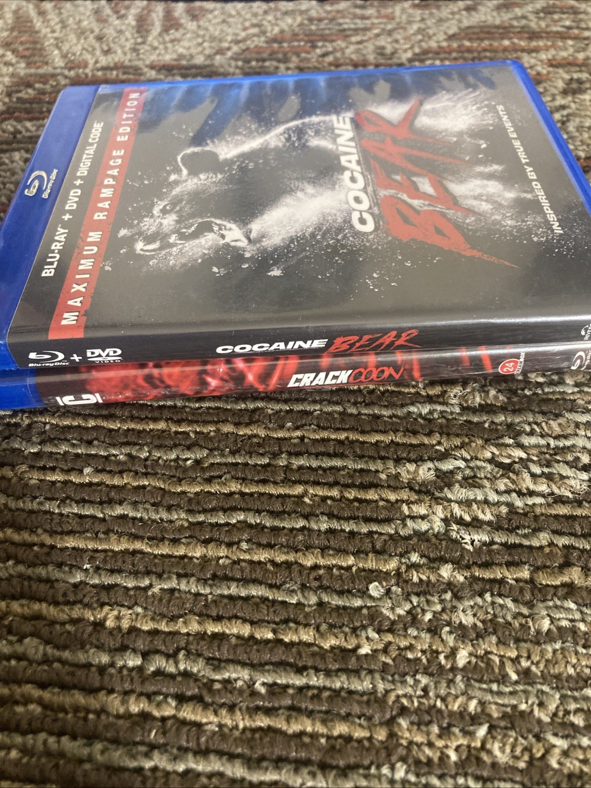 Cocaine Bear + Crackcoon (Blu-ray, Drugged Out Animal Lot)