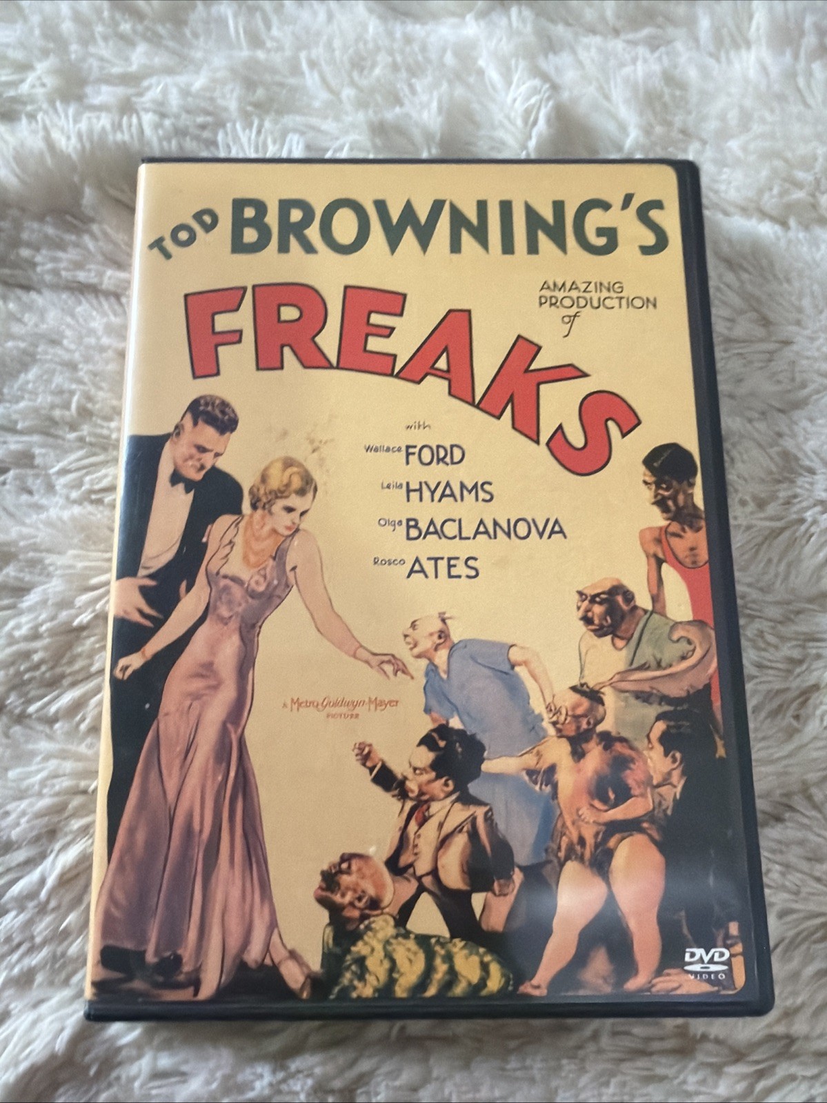 Tod Browning’s Freaks DVD 1932 Special Features Wallace Ford Olga Baclanova X5