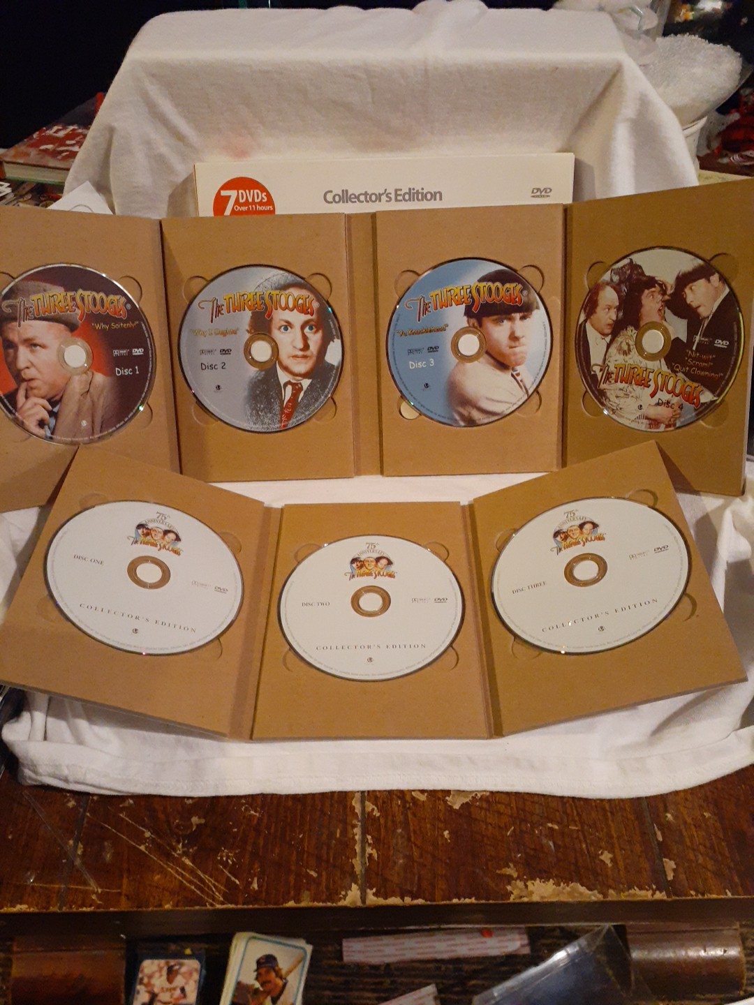The Three Stooges Collector’s Edition 7 DVD Set Incl. Rare Photos!