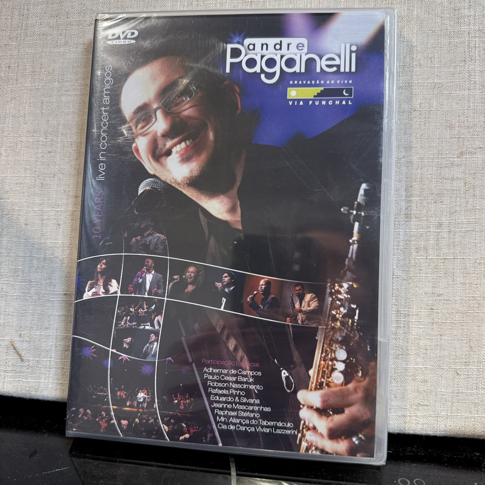 André Paganelli Live in Concert Amigos DVD ‘09 97min Sealed Fast Free Shipping