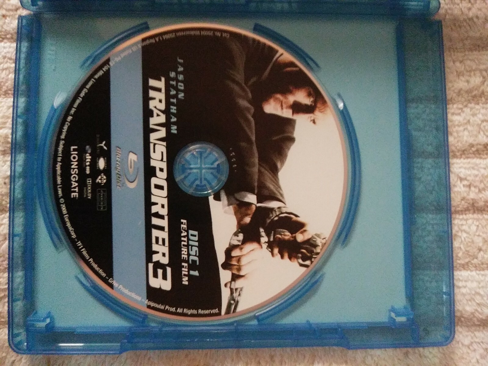 Transporter 3 (BLU-RAY, 2008) Olivier Megaton “Action Packed Thriller”