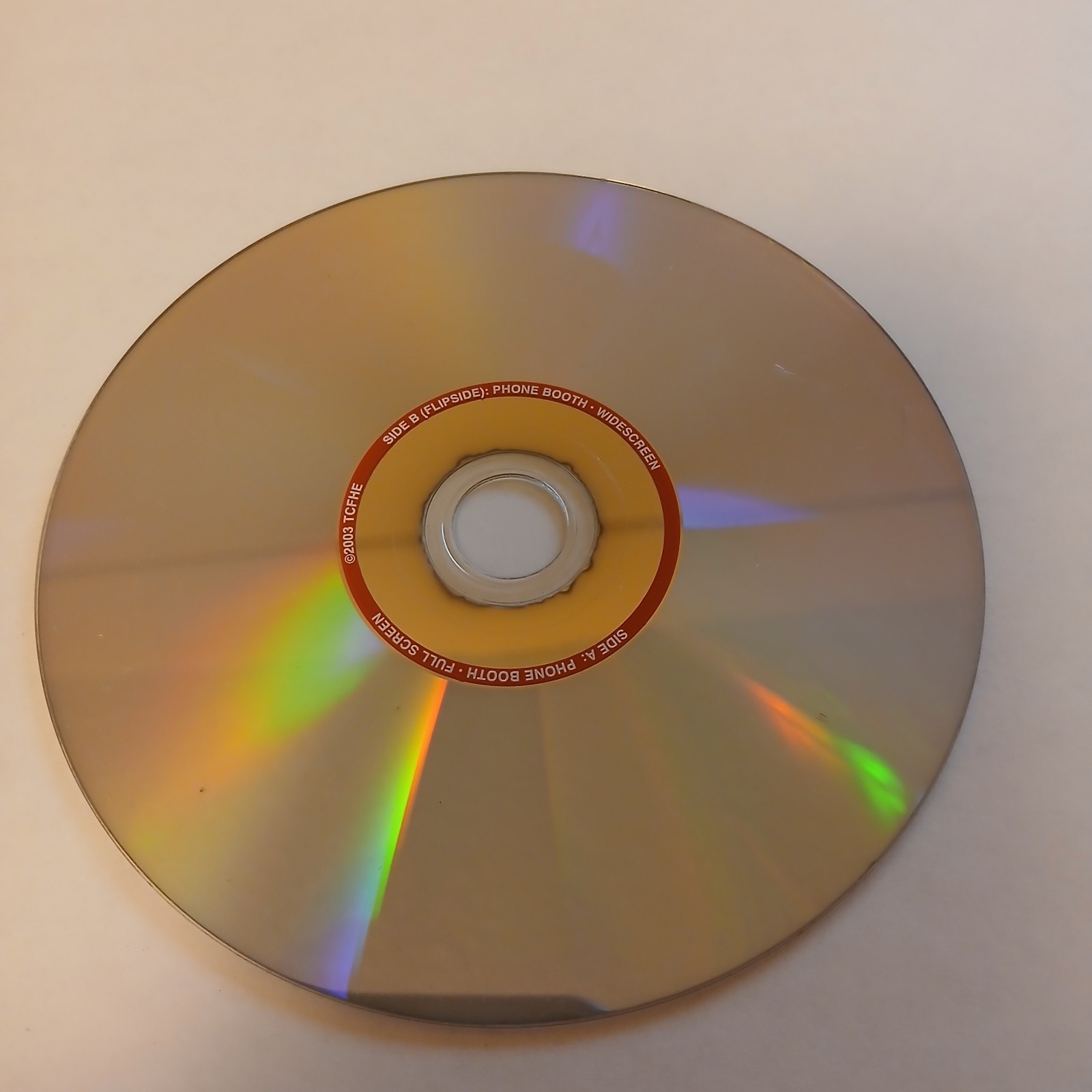 Phone Booth (DVD, 2002) DISC ONLY Full Screen And Widescreen