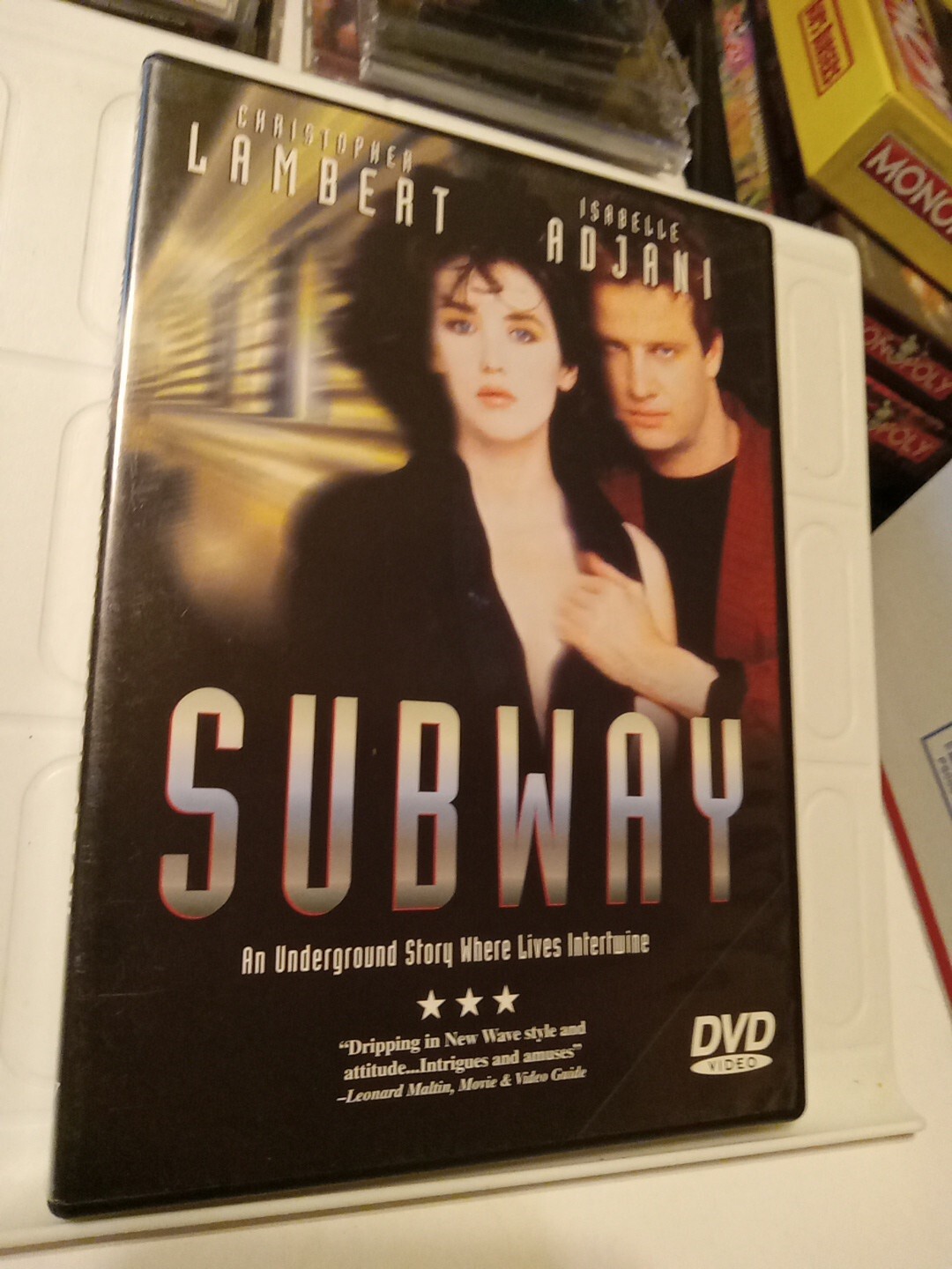 Subway (DVD, 1997) Rare OOP Isabelle Adjani Christopher Lambert Arthouse