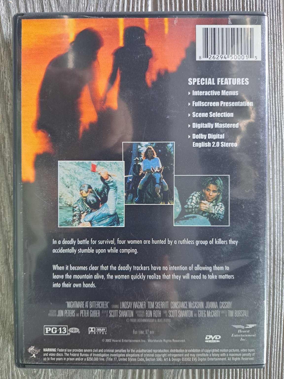 Nightmare at Bittercreek DVD 2002 Lindsay Wagner Tom Skerritt