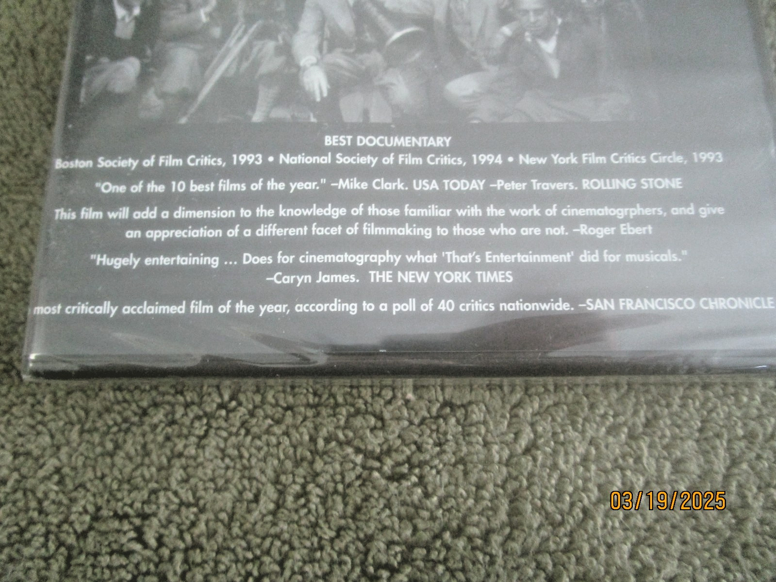 VISIONS OF LIGHT: THE ART OF CINEMATOGRAPHY (brand new 2010 AFI promo DVD)
