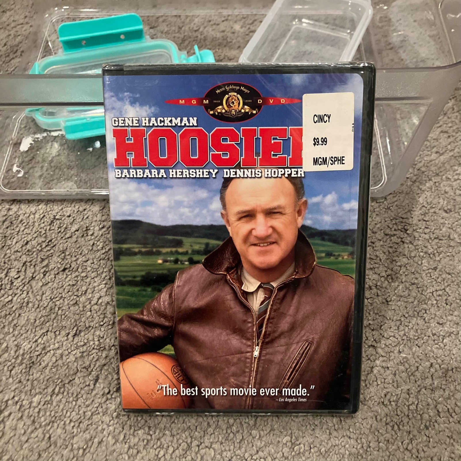 HOOSIERS DVD 1986 Gene Hackman Dennis Hopper New Sealed Sports Drama