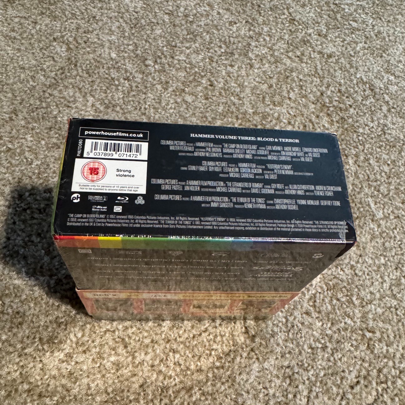 Brand Hammer Volume Three Blood Terror Bluray OOP INDICATOR SEALED G2U