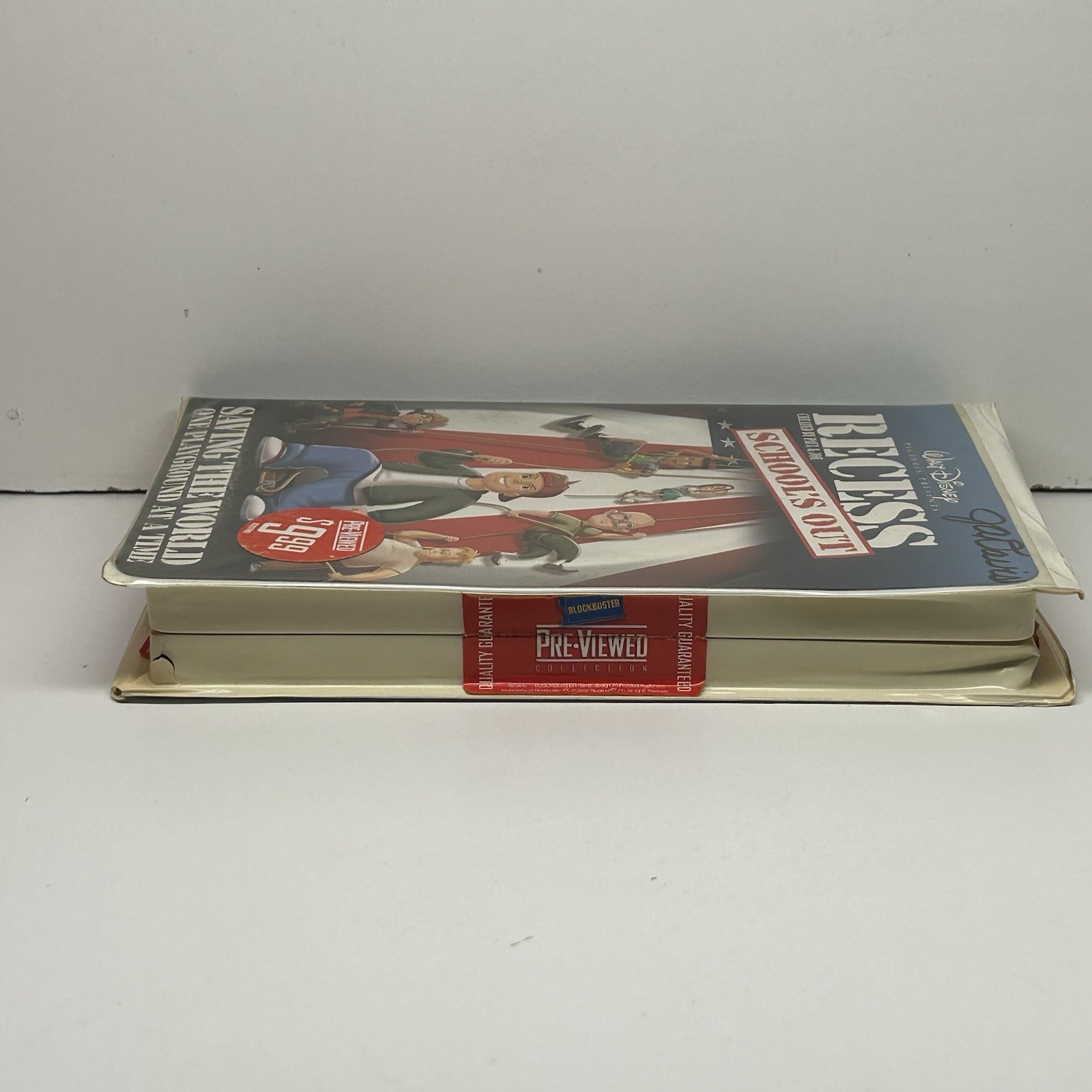 Recess School’s Out VHS Disney Video Tape Kids Movie TV Show Vintage Clamshell