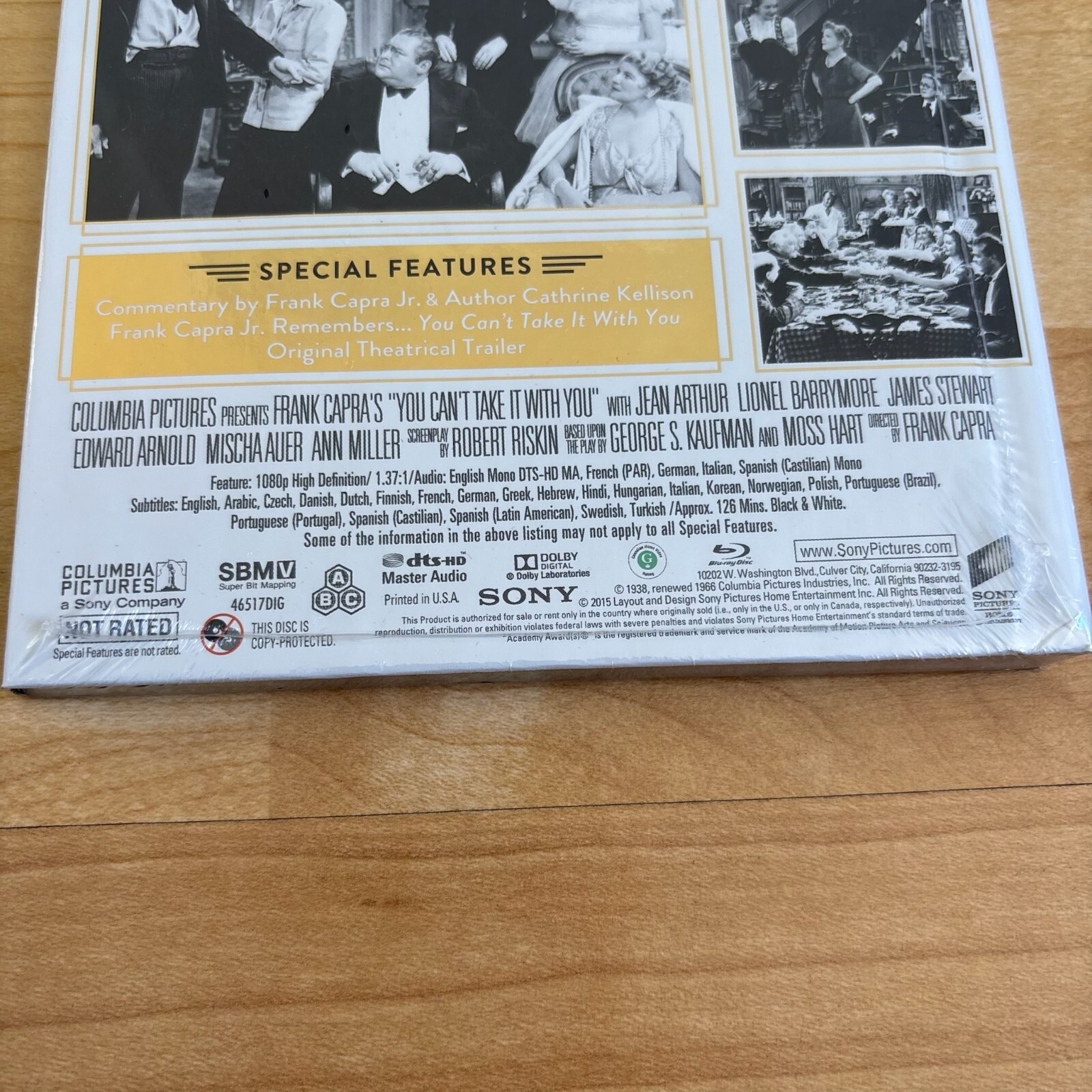 Frank Capra’s You Can’t Take It With You Blu-ray Digibook 2015 RARE New SEALED