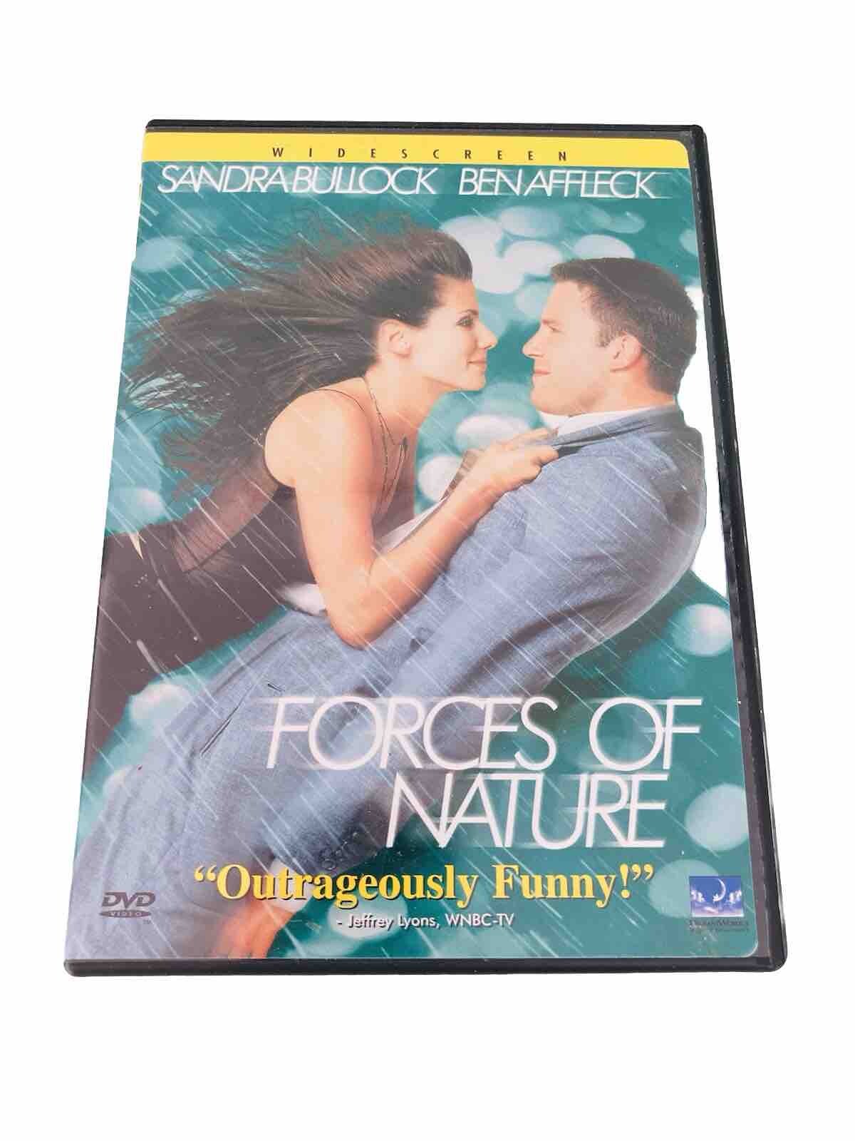Forces of Nature (DVD, 1999) Sandra Bullock Ben Affleck Romantic Comedy Movie