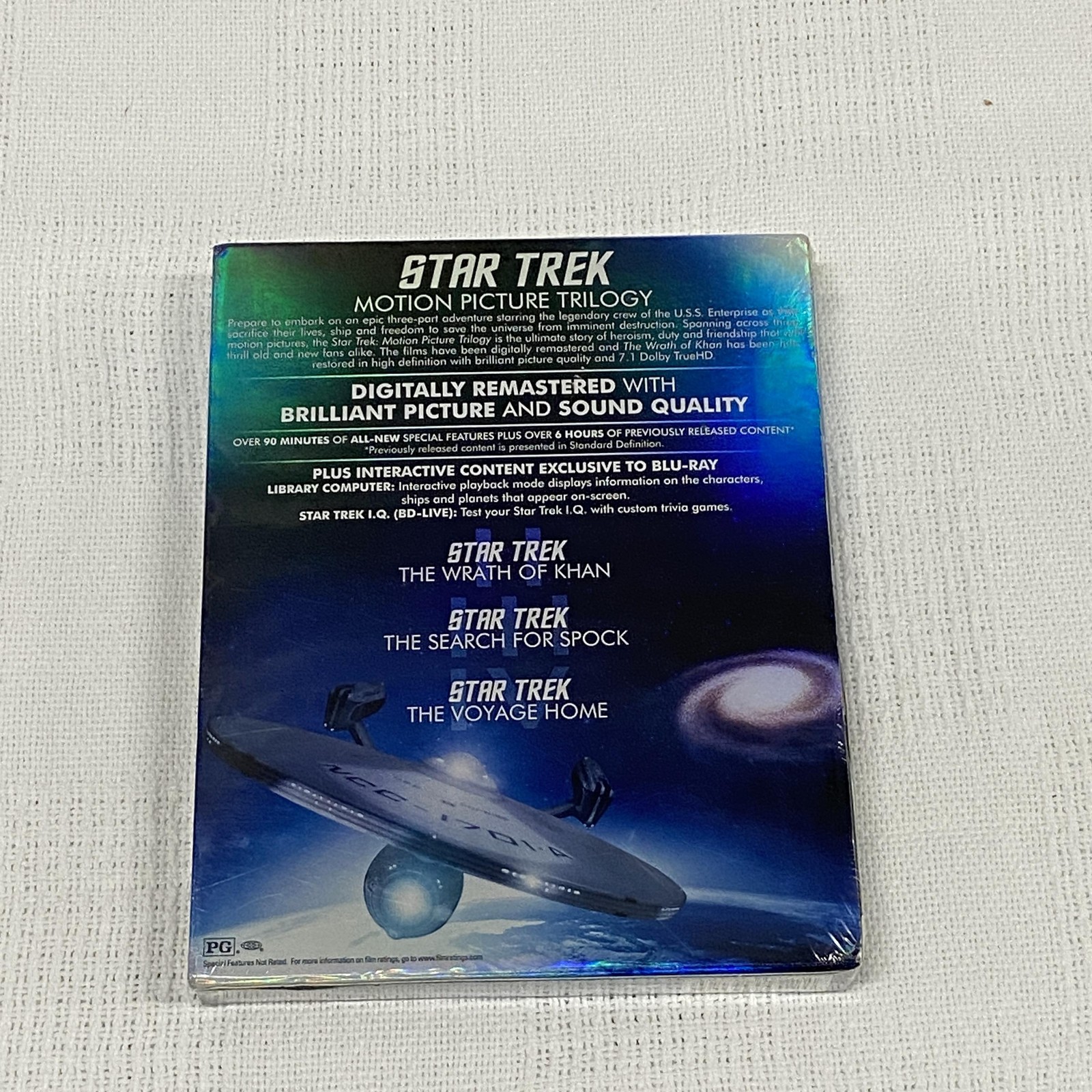 Star Trek Motion Picture Trilogy Blu-ray Box Set Remastered Movies Paramount