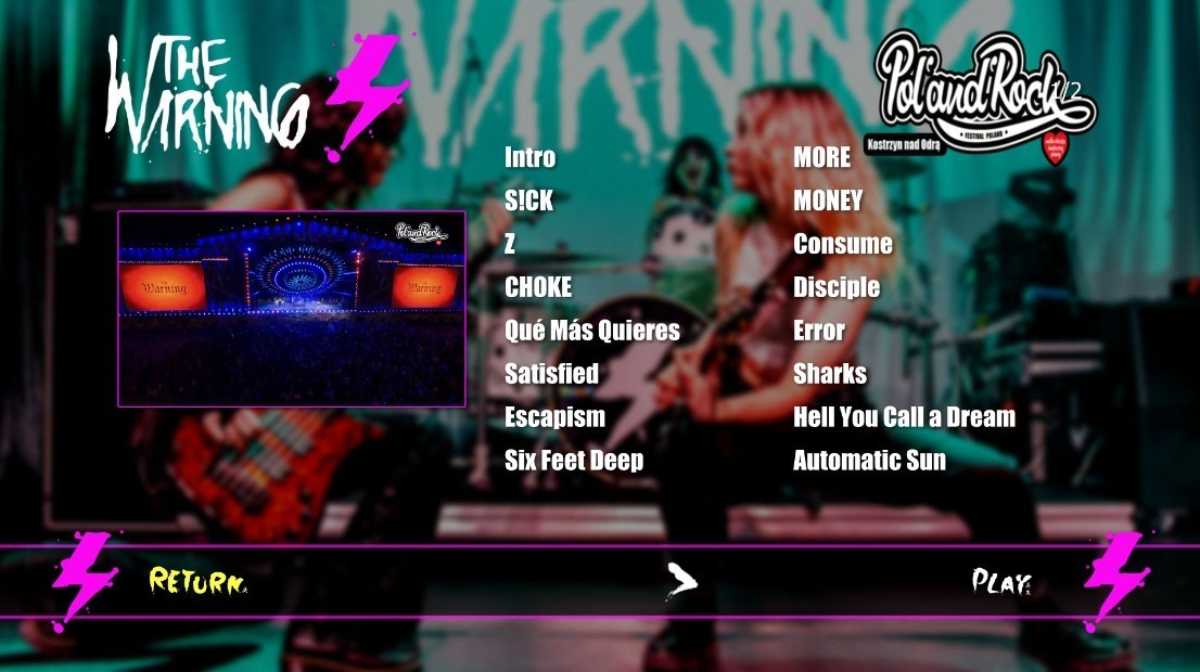THE WARNING Live Poland Rock Fest. 2024 + Graspop 2025 & More! (BLU-RAY)