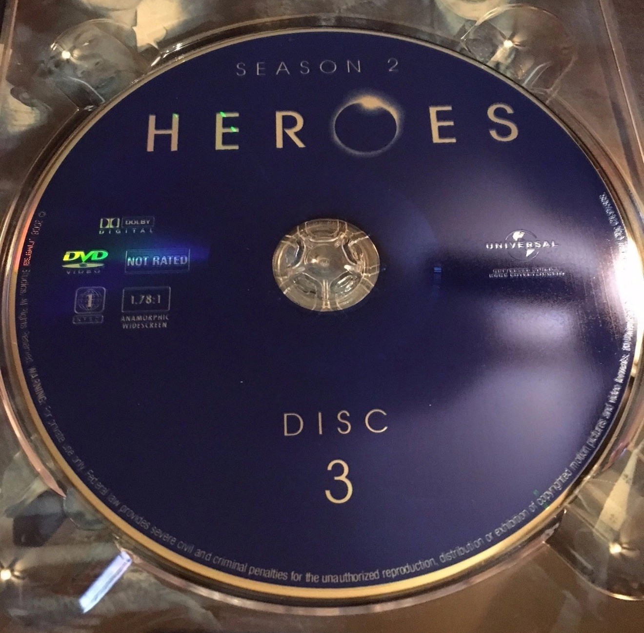 Heroes – Season 2 DVD 2008 4-Disc Set – Superhero TV SHOW