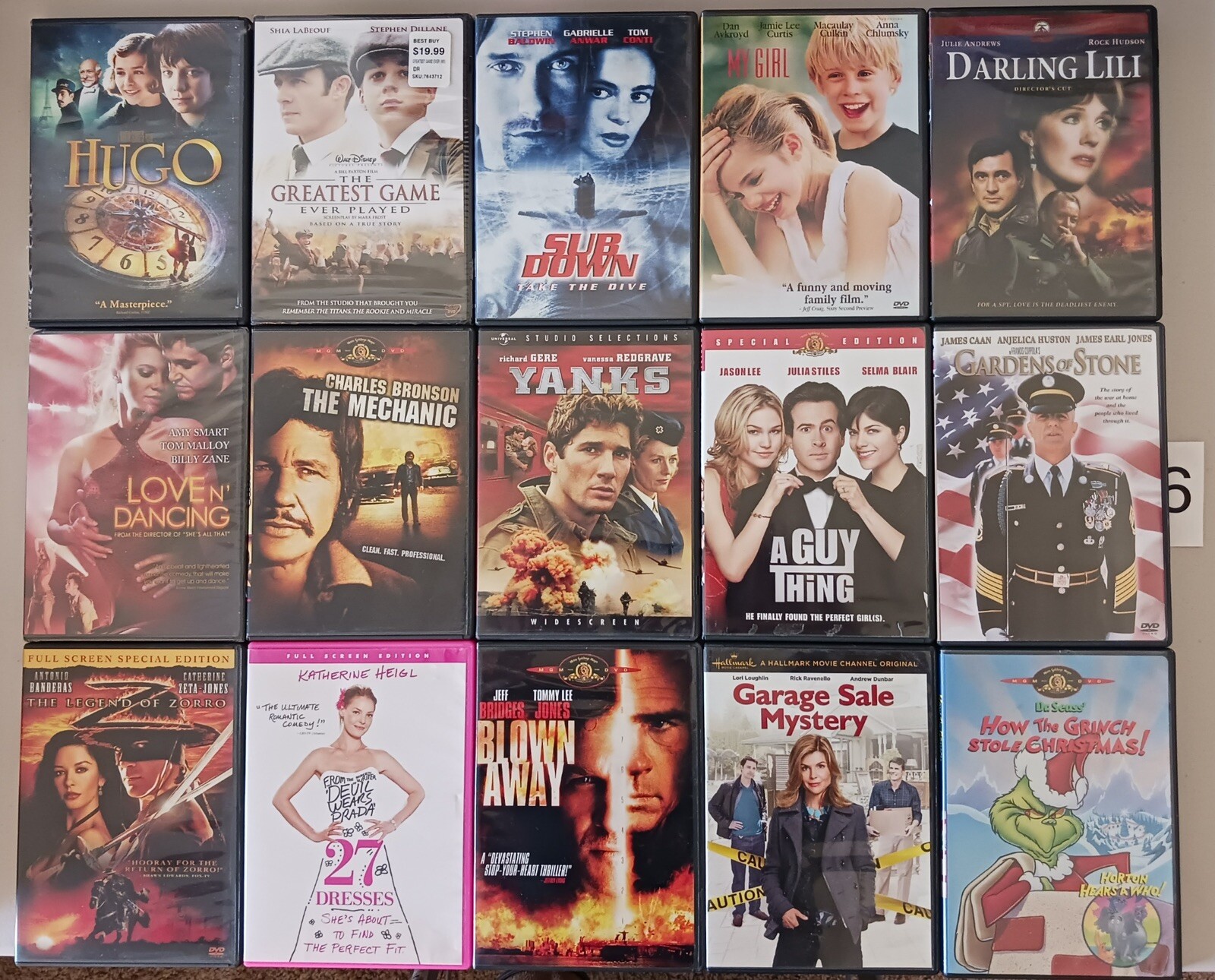 Classic Movie DVDs FREE SHIPP w/purchase of 12 FREE MOVIE w/Purchase of 17 #6