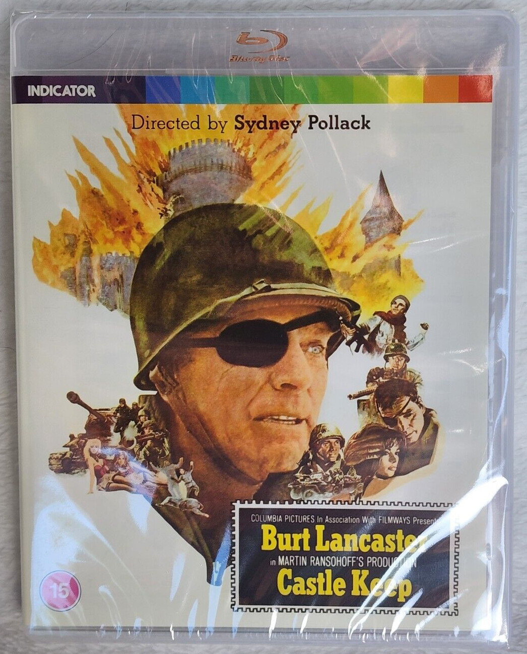 Sydney Pollack’s Castle Keep (Blu-ray, 1969, Indicator #031) Burt Lancaster