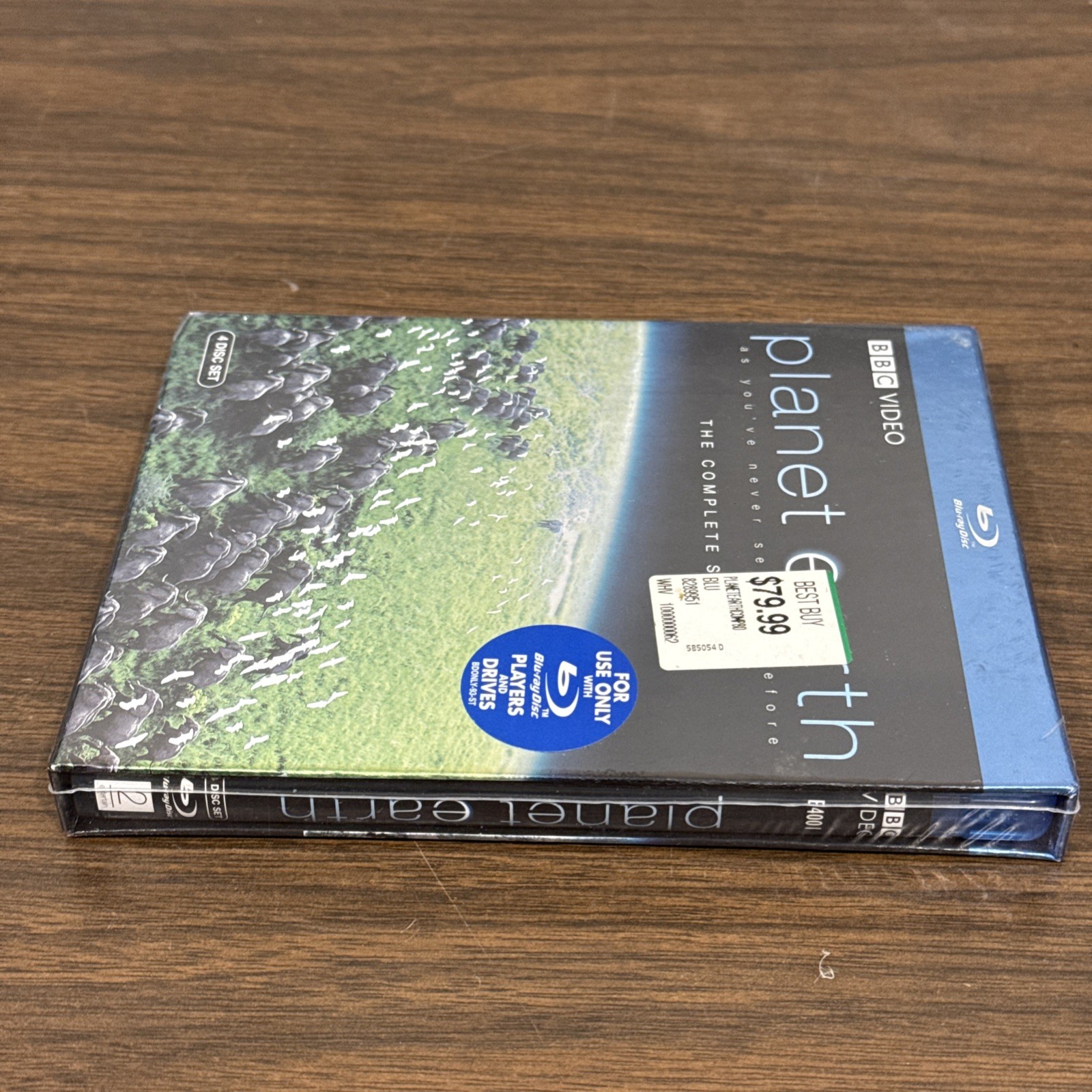 Planet Earth Blu-ray 2007 Complete Series David Attenborough 4-Disc Set – SEALED