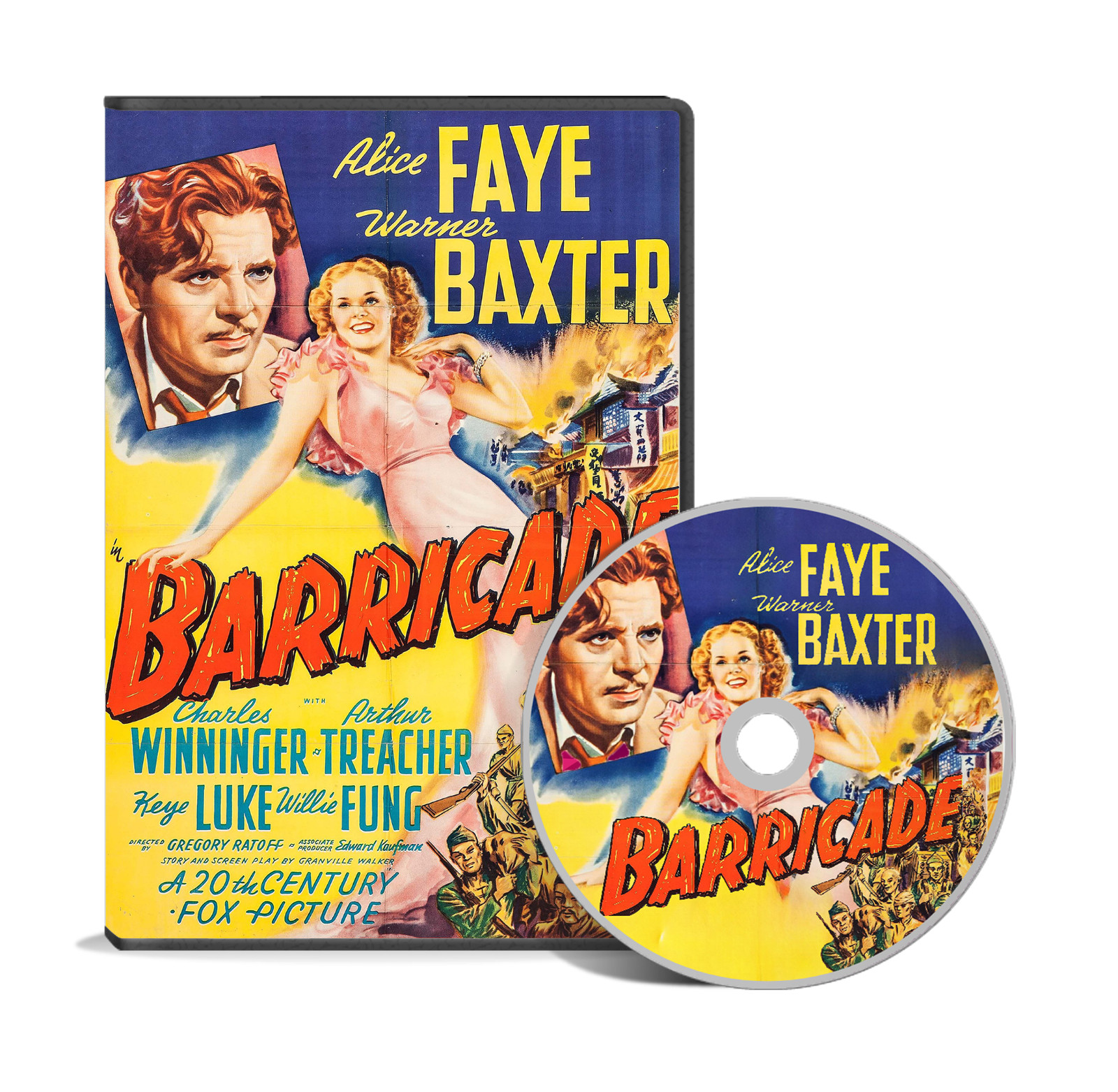 Barricade (1939) Adventure, Drama, Romance, War DVD