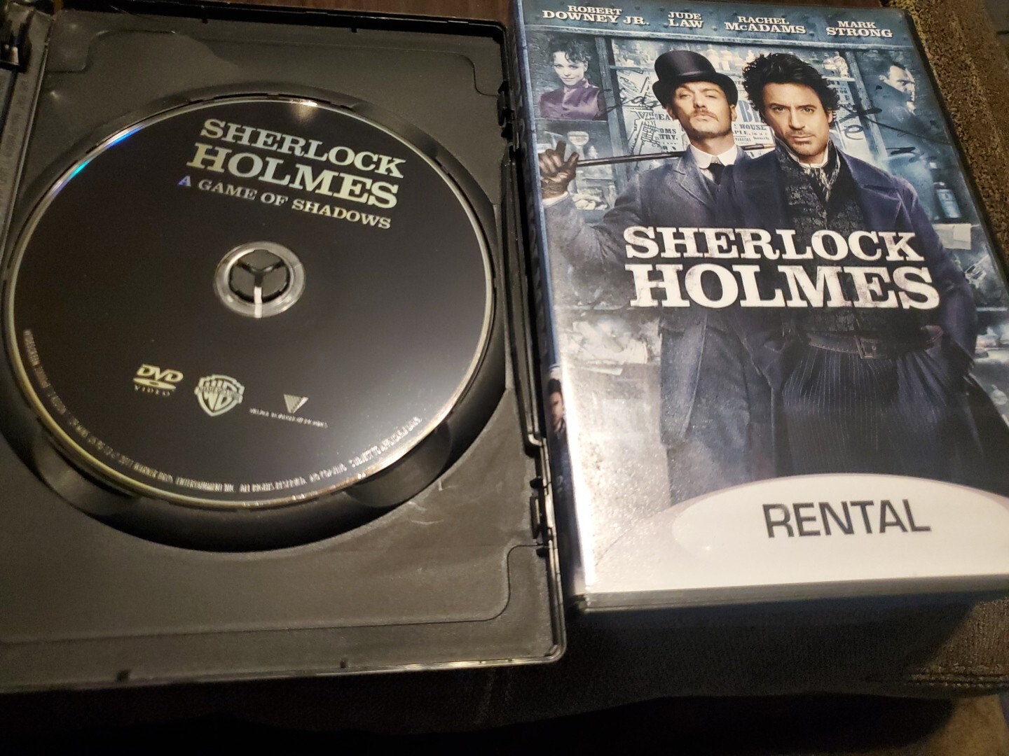 Lot of Sherlock Holmes DVDs, Sir Arthur Conan Doyle, Adventures, Robert Downey