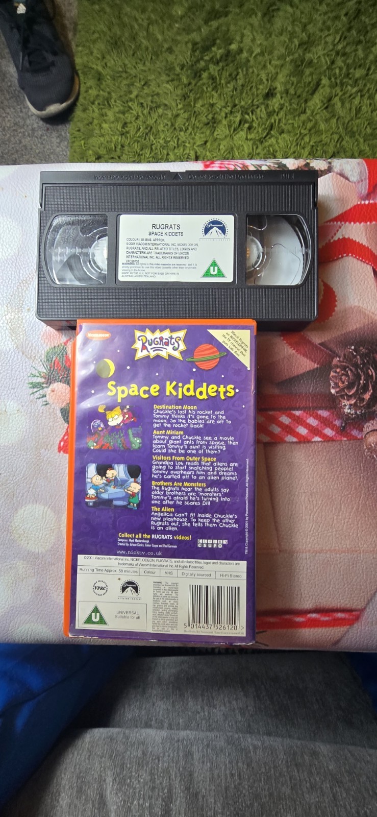 Rugrats Space Kiddets VHS Nickelodeon 2001 UK Retro 90s