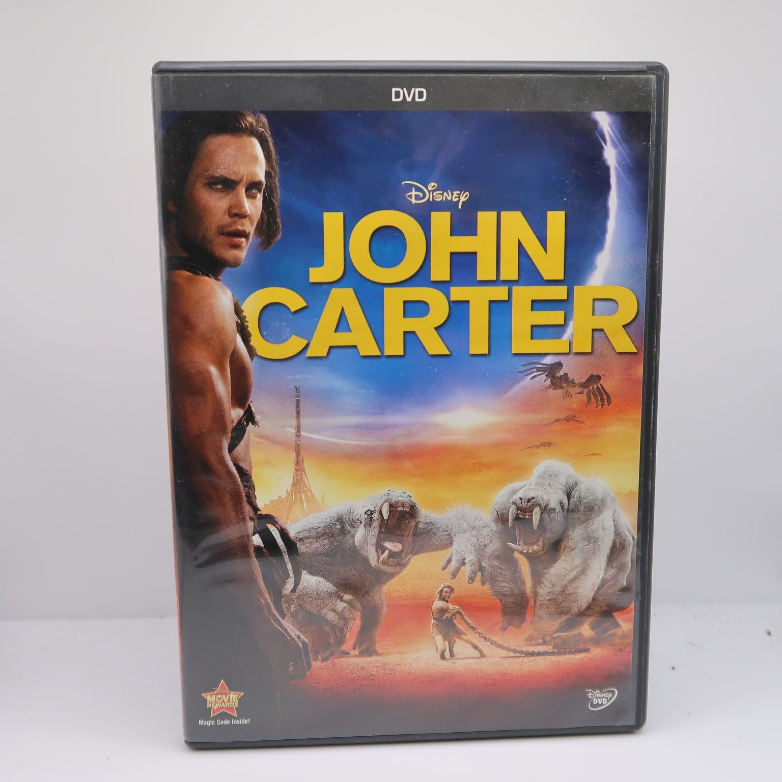 John Carter DVD 2012 Taylor Kitsch Andrew Stanton Disney Action Sci-Fi Adventure