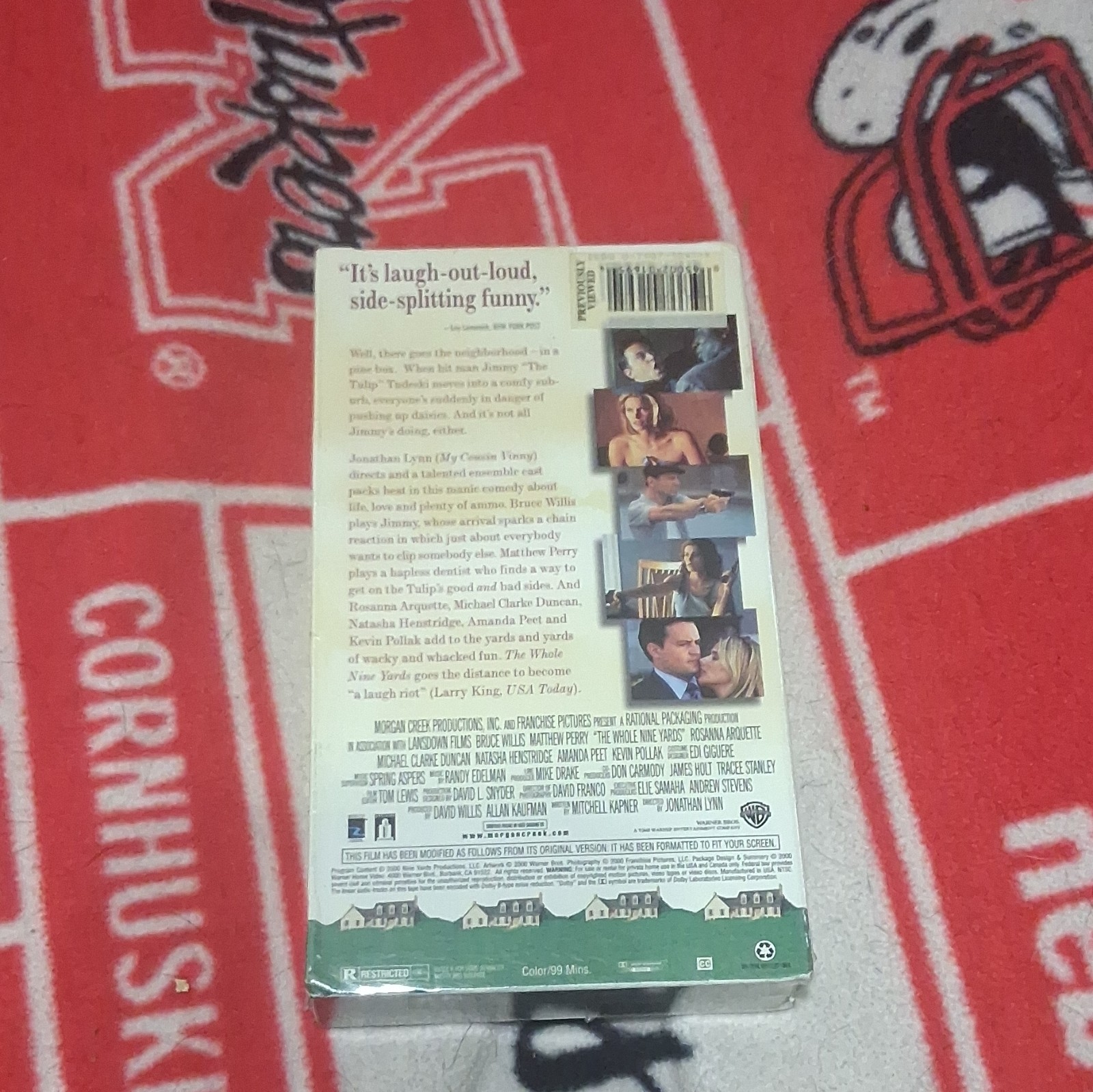 Warner Home Video The Whole Nine Yards VHS (2000) NTSC Full Screen Sealed