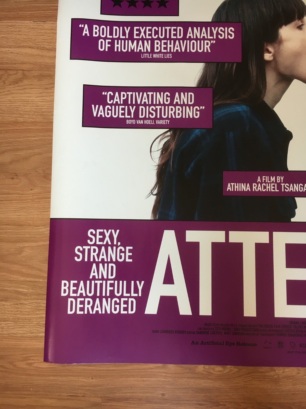 ATTENBERG (2010) – Athina Rachel Tsangari YORGOS LANTHIMOS UK Quad Fim Poster
