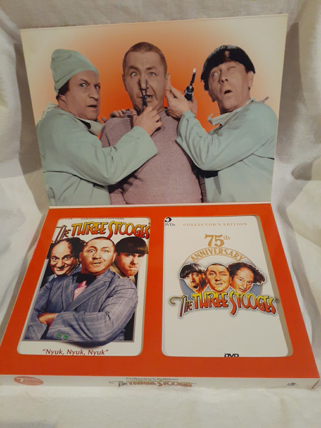 The Three Stooges Collector’s Edition 7 DVD Set Incl. Rare Photos!