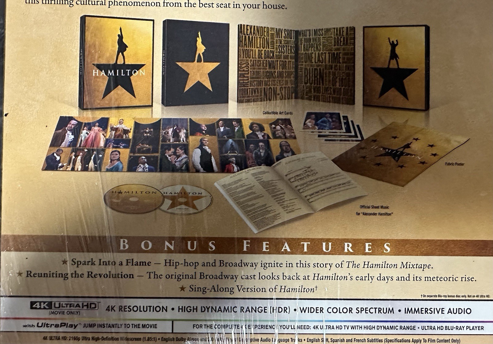 Hamilton (2020) (4K UHD – Collector’s Edition) New/Sealed