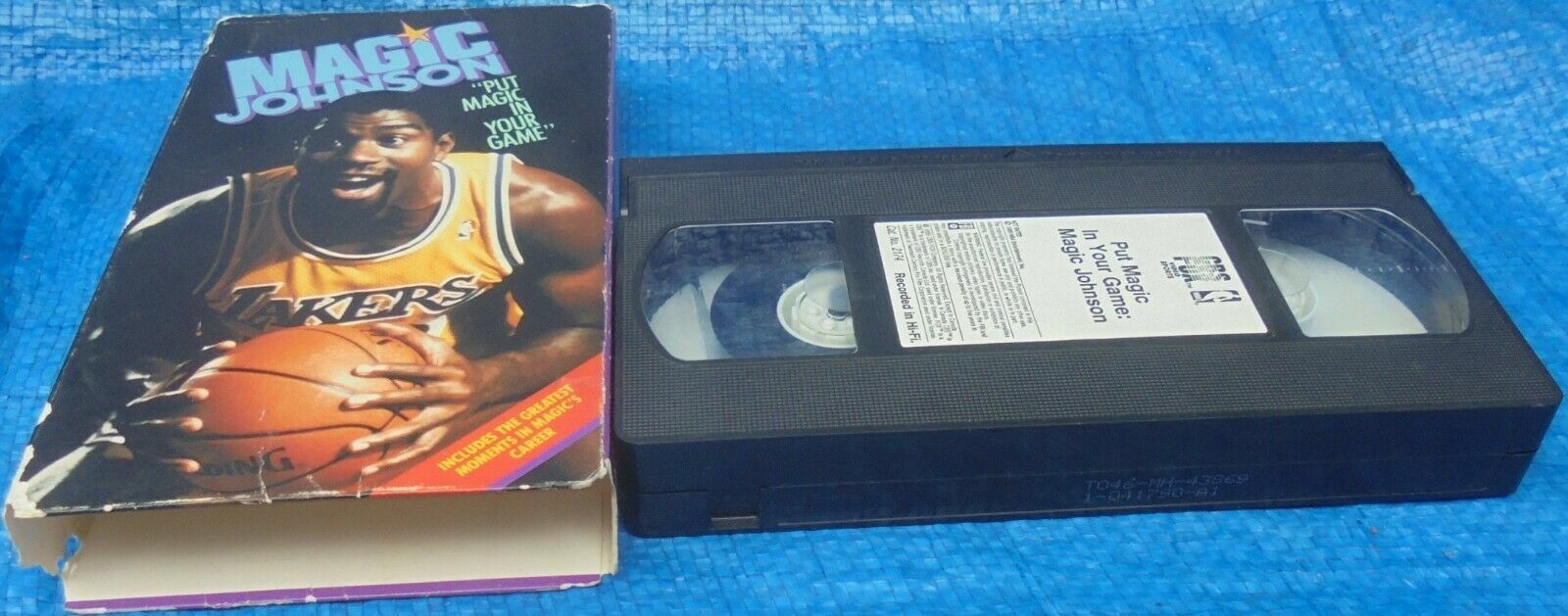 1988 1989 LA Lakers Basketball VHS Lot Back To Back Fast Break Magic Johnson NBA