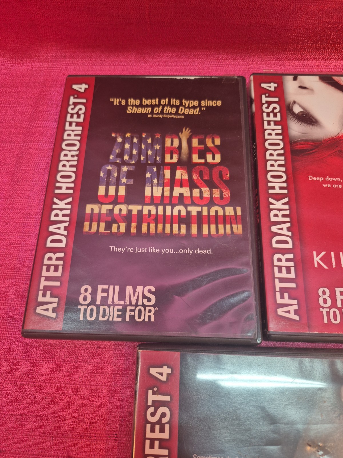 After Dark HorrorFest 4 DVD Lot 7 Movies Lake Mungo Dread Hidden Tested Mint
