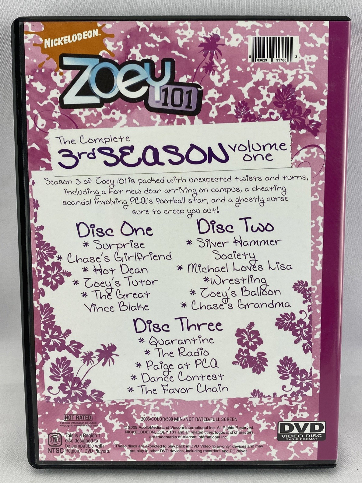 Zoey 101 Seasons 1-4 1 2 3 4 Nickelodeon DVD Set OOP Complete Series