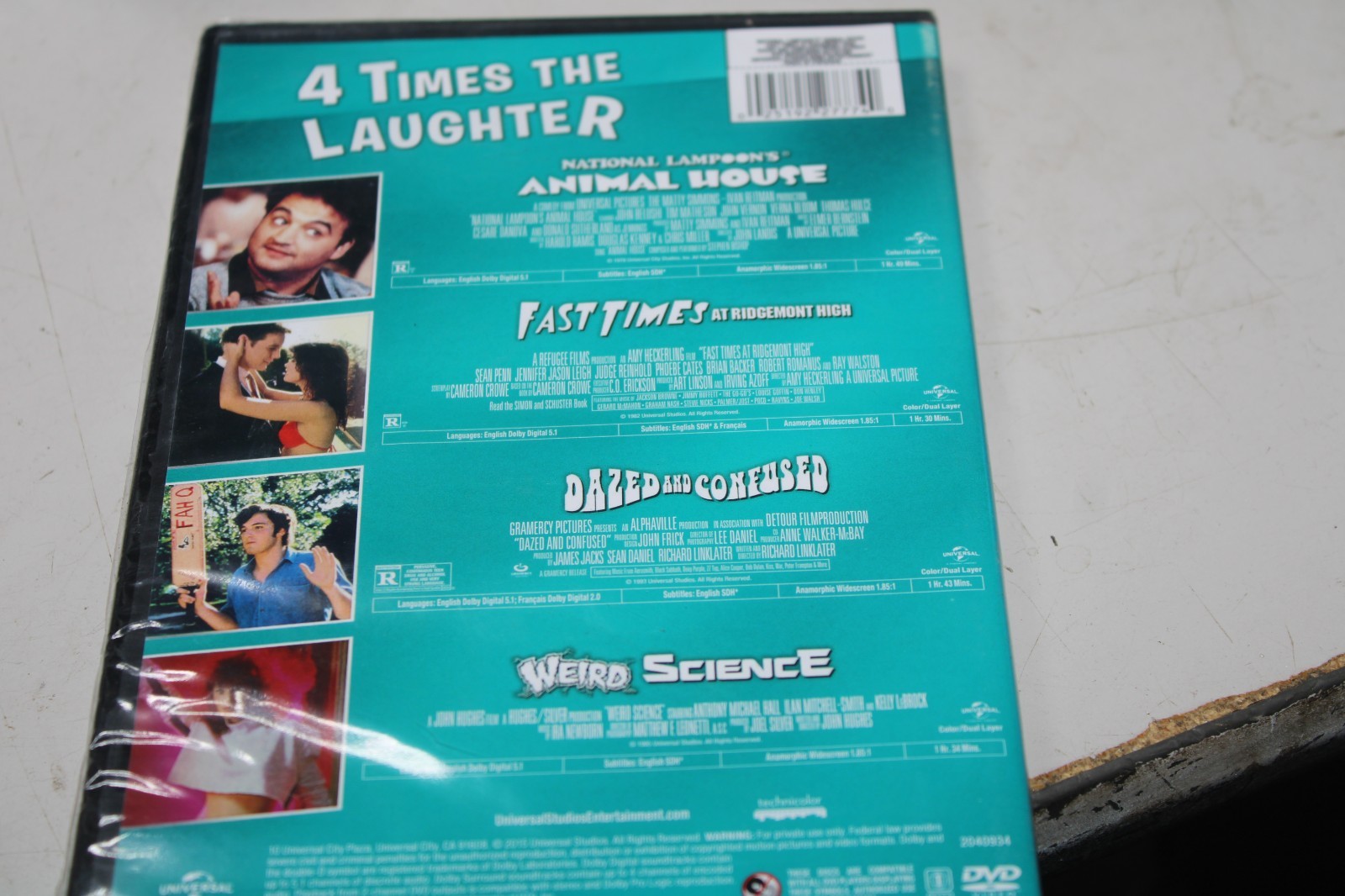4 Movie Laugh Pack (Animal house Fast Times at Ridgemont High Dazed a