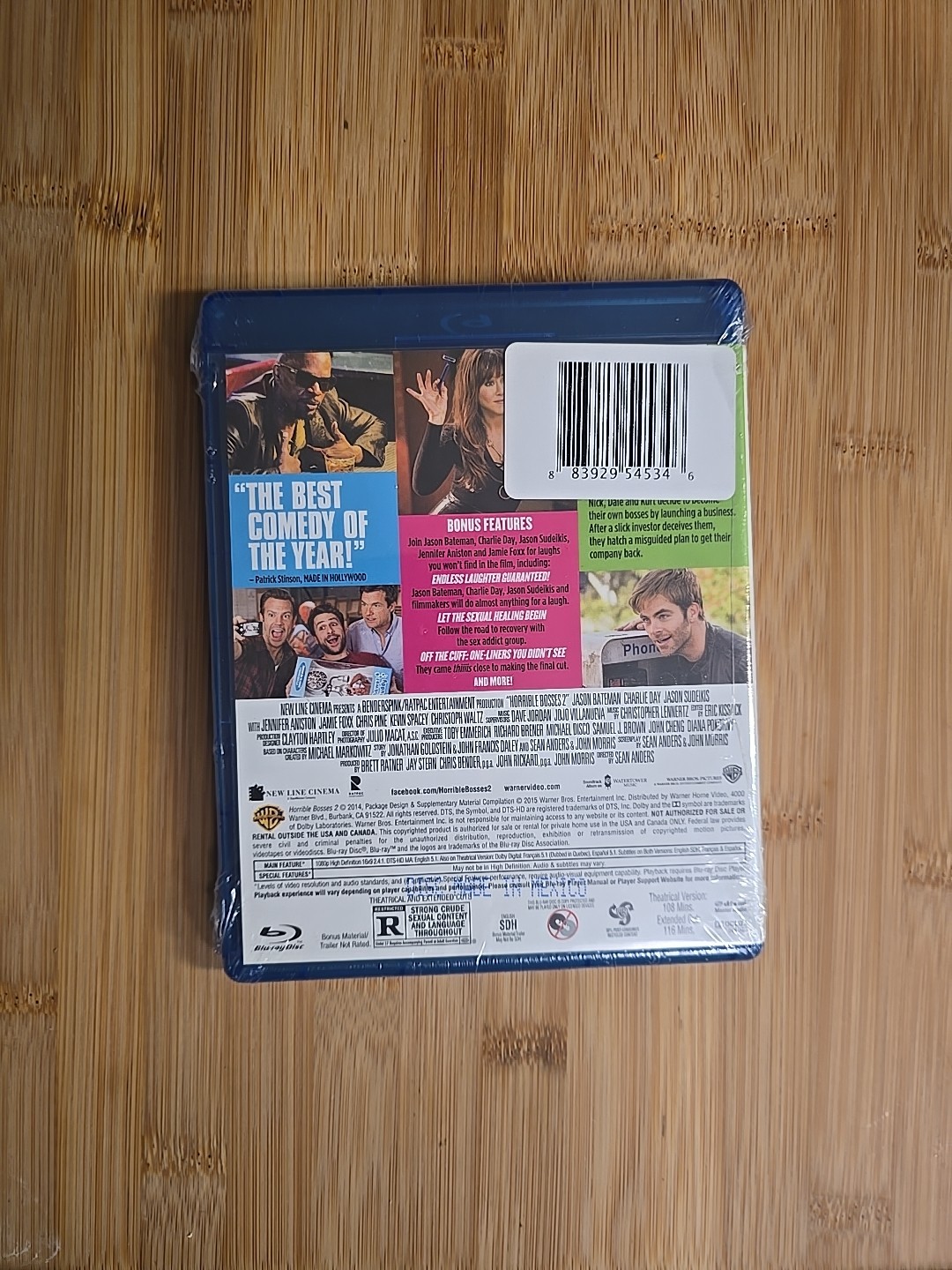 Horrible Bosses 2 (Blu-ray, 2016 Brand New) Combined Shipping Available!