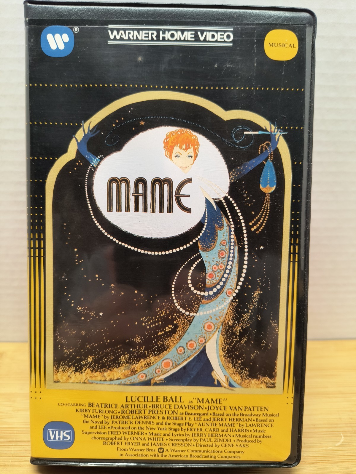 Mame (VHS, 1984, Warner Clamshell) Lucille Ball, Beatrice Arthur, Robert Preston