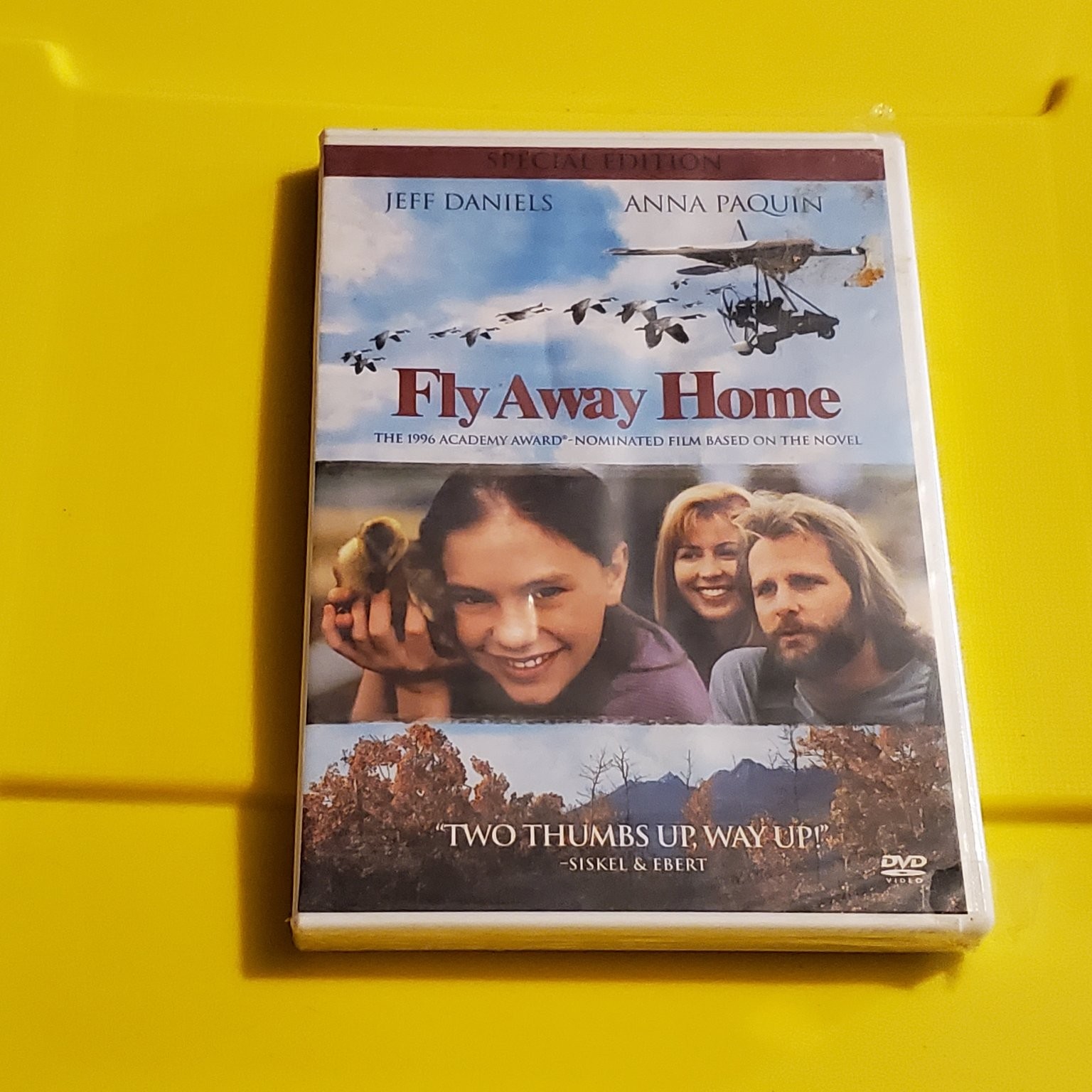 Fly Away Home DVD 1996 Special Edition Jeff Daniels Anna Paquin Carroll Ballard