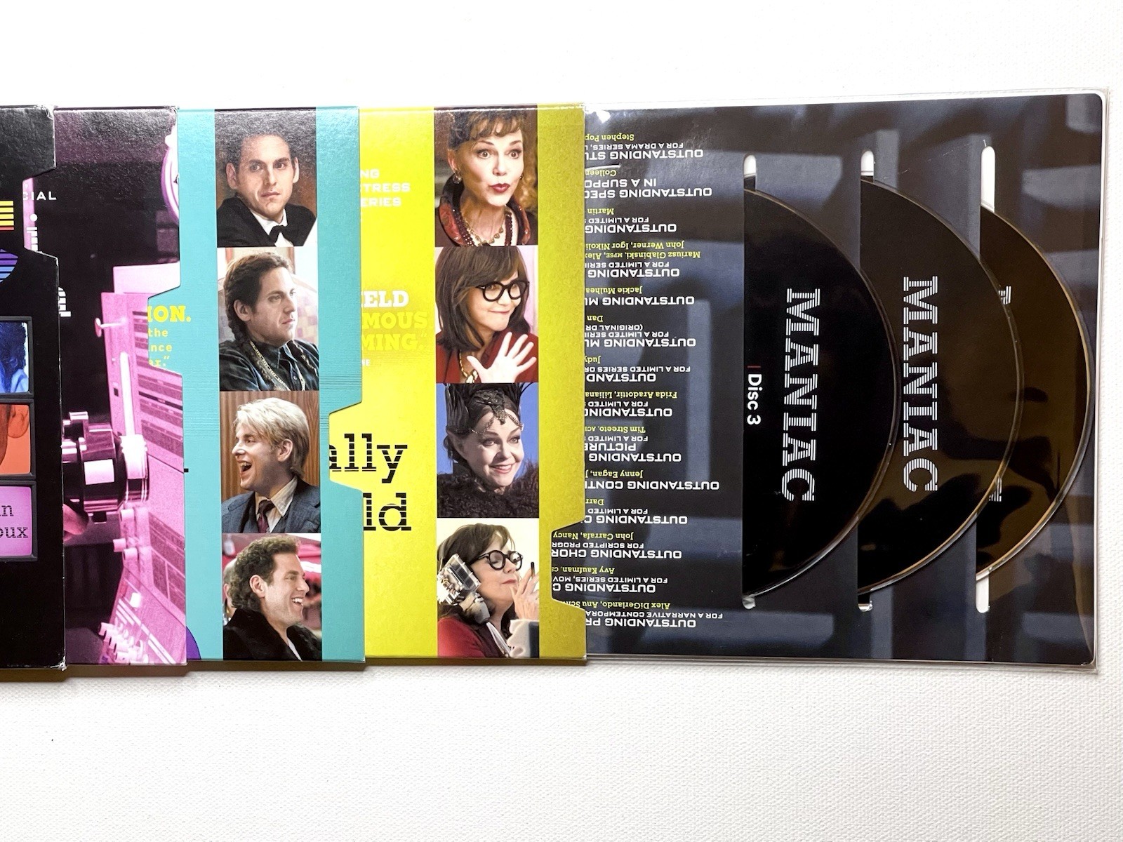 Maniac Complete Limited Series FYC Emma Stone Sally Field Jonah Hill 3 DVD Set