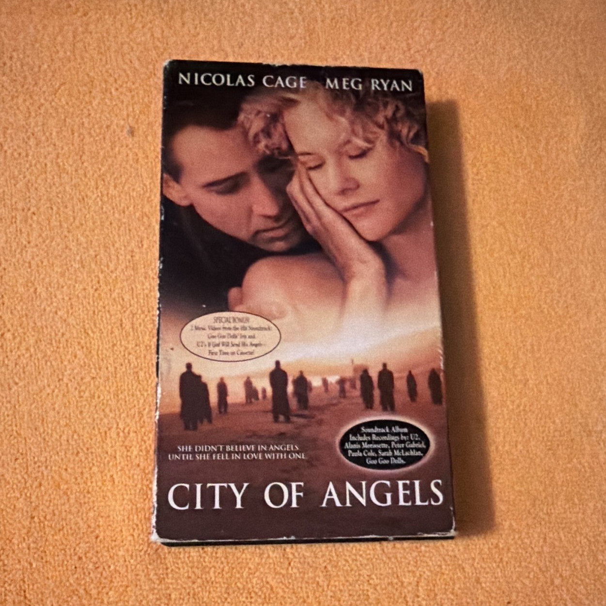 Warner Home Video City of Angels VHS (1998) PG-13 NTSC Full Screen CC