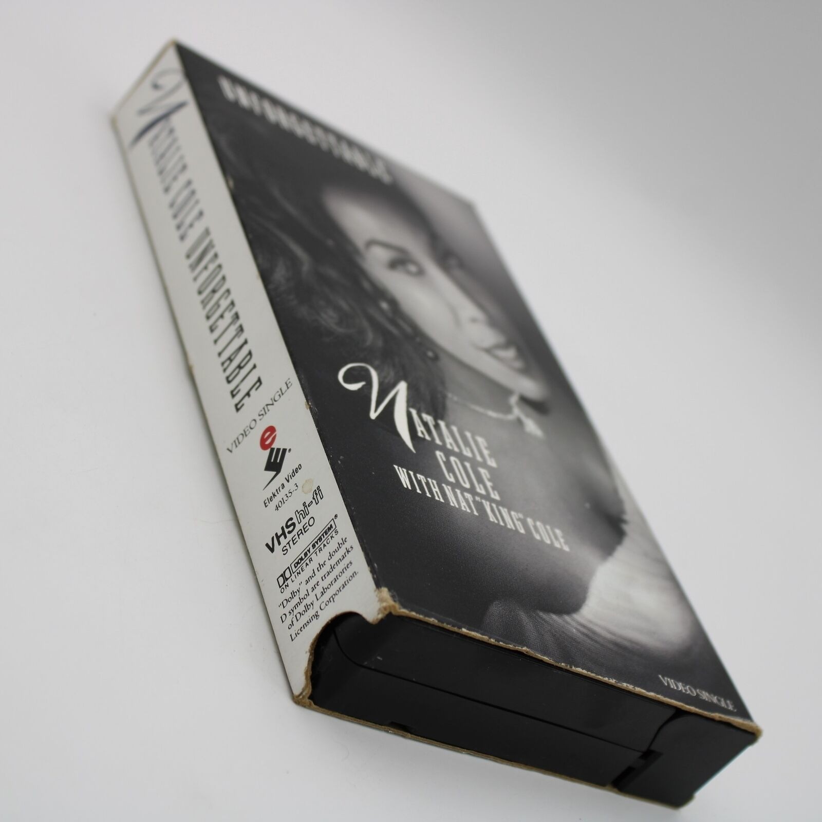 Natalie Cole Nat King Cole Unforgettable VHS Video Single Elektra 40135-3 a