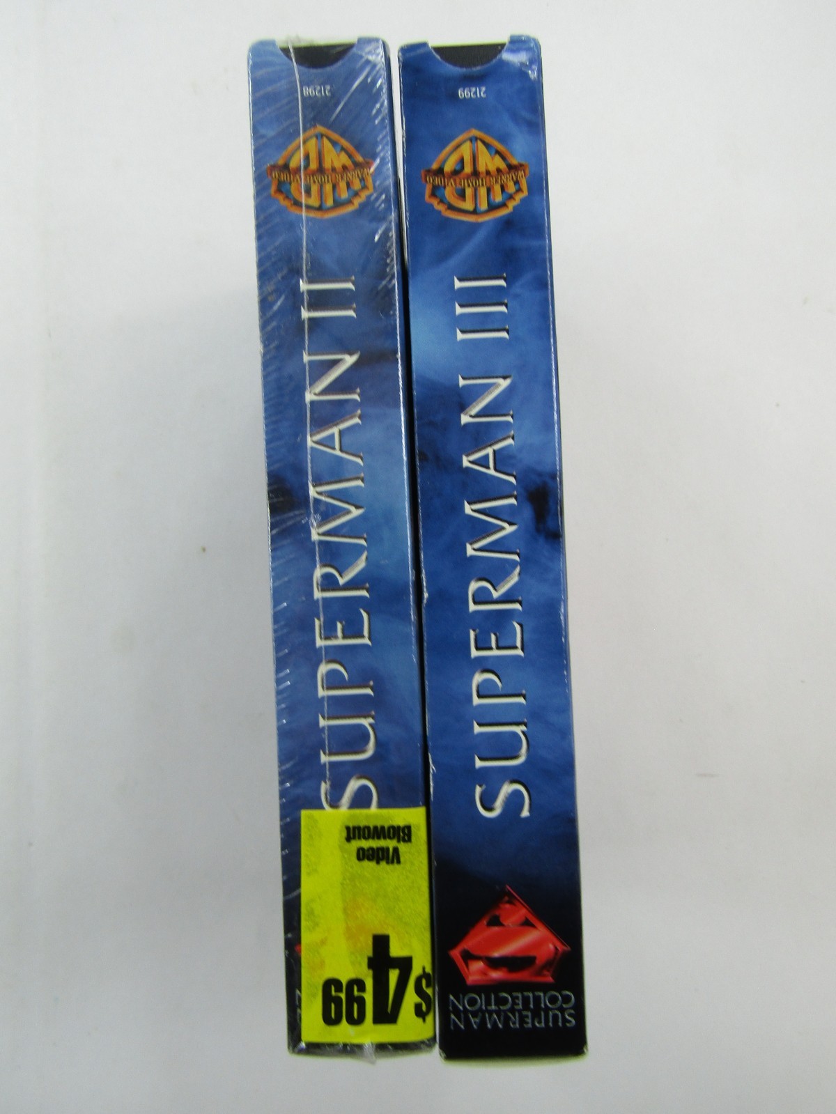 VTG Superman II & Superman III VHS Lot Of 2 Christopher Reeve Cult Comic Classic