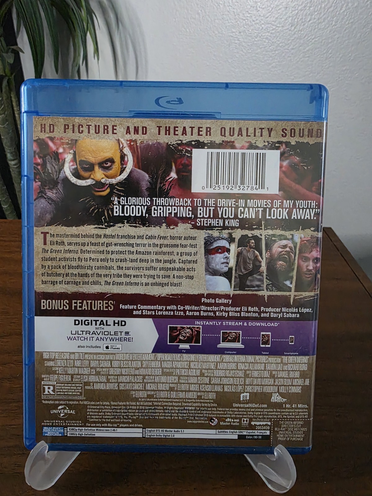 The Green Inferno (Blu-ray Disc, 2016, Includes Digital Copy UltraViolet)