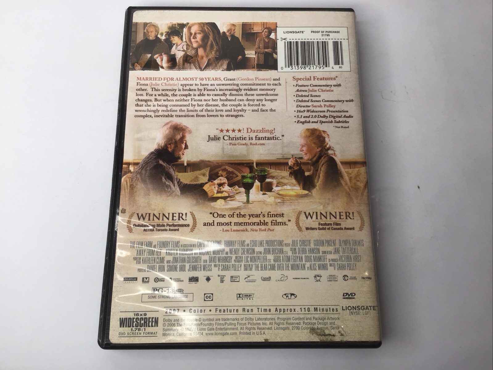 Romantic Drama DVD’s Lot of 4 Love Story/Away From Her/A Walk ToRemember/Soldier