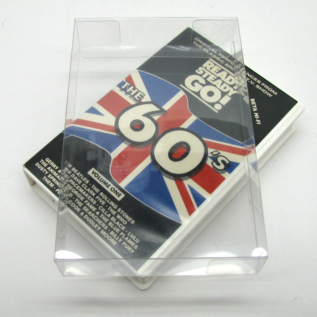 10x BETAMAX MOVIE SMALL CLAMSHELL (SIZE B) – CLEAR PLASTIC PROTECTIVE BOX