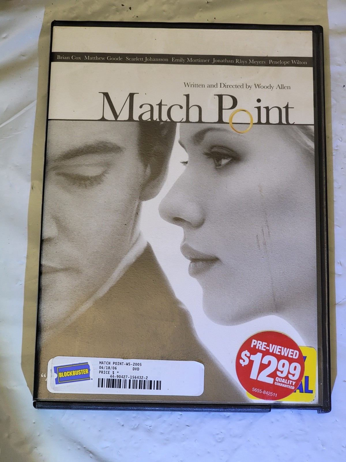 Match Point (DVD, 2006) Woody Allen, Scarlett Johansson – Widescreen